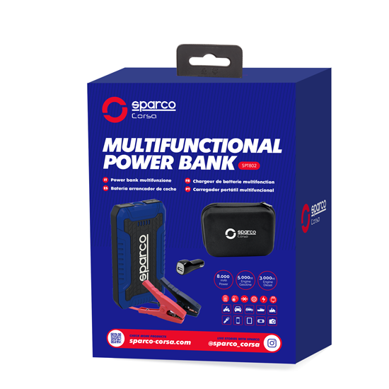 Mutifunctional Power Bank - Sparco Corsa