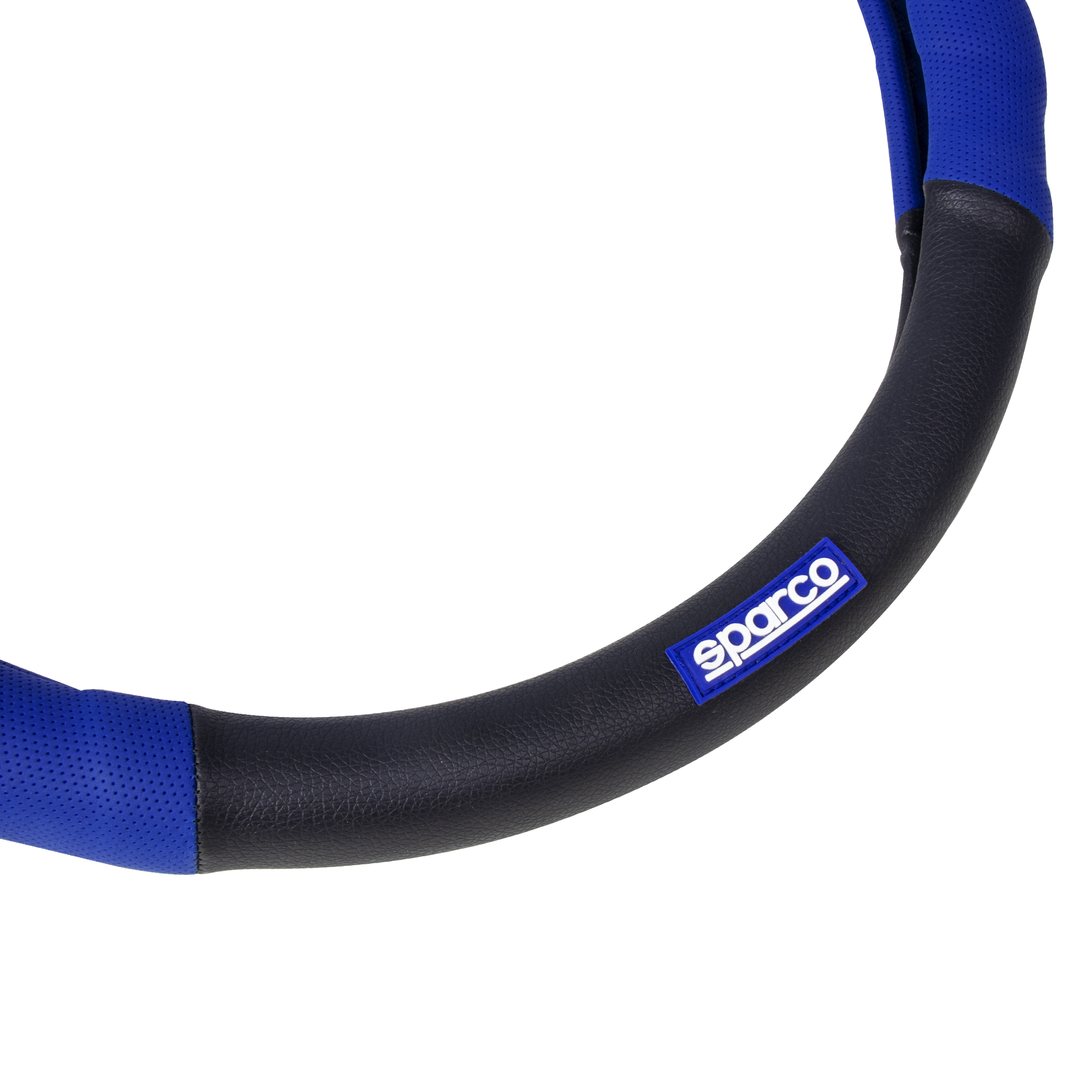 SPC1100L SPARCO STEERING WHEEL COVER Lenkradbezug Blau, schwarz, Ø: 37, 38cm,  PU (Polyurethan) SPC1100L ❱❱❱ Preis und Erfahrungen