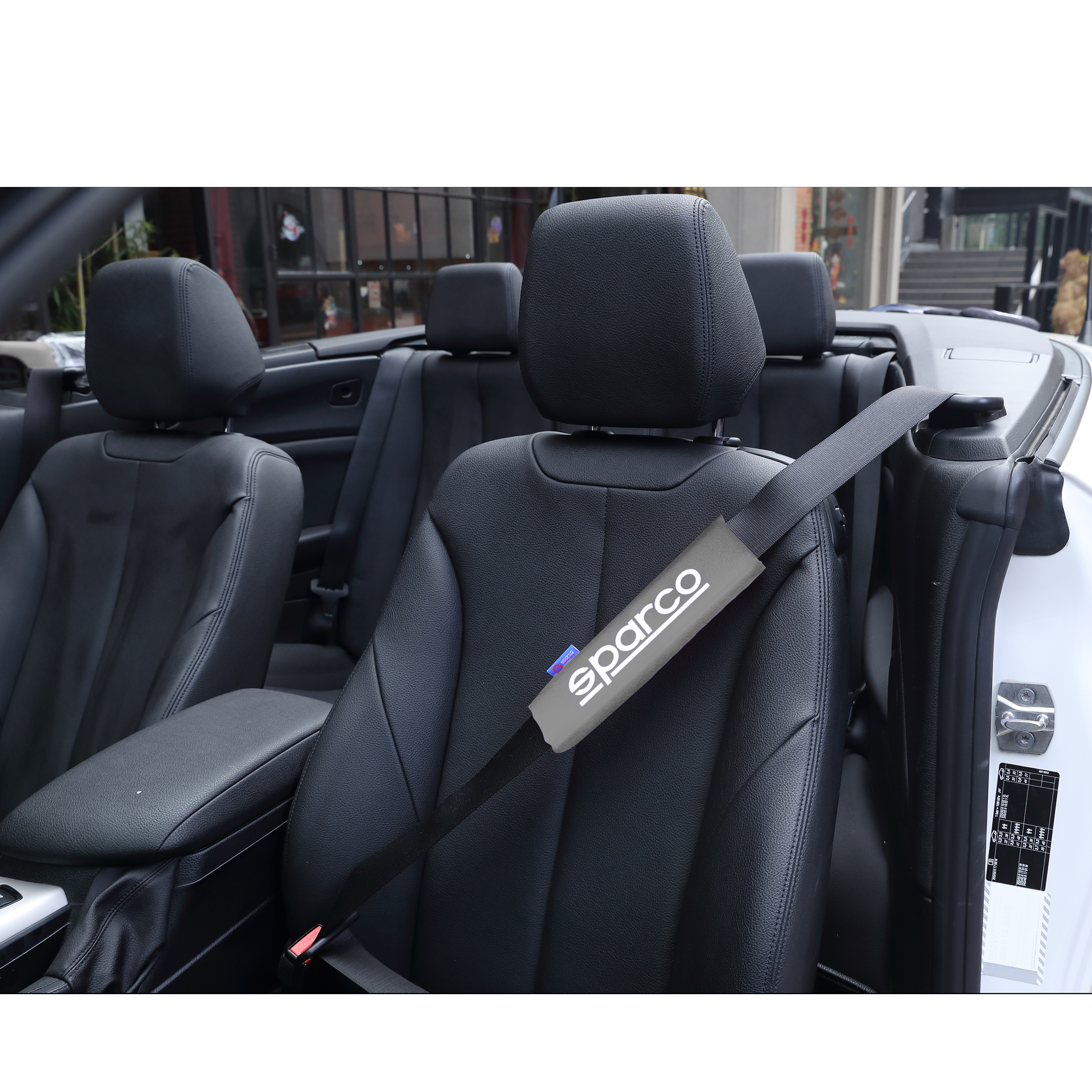 SPC1204GR SPARCO Protector para cinturón de coche gris ▷ AUTODOC precio y  opinión
