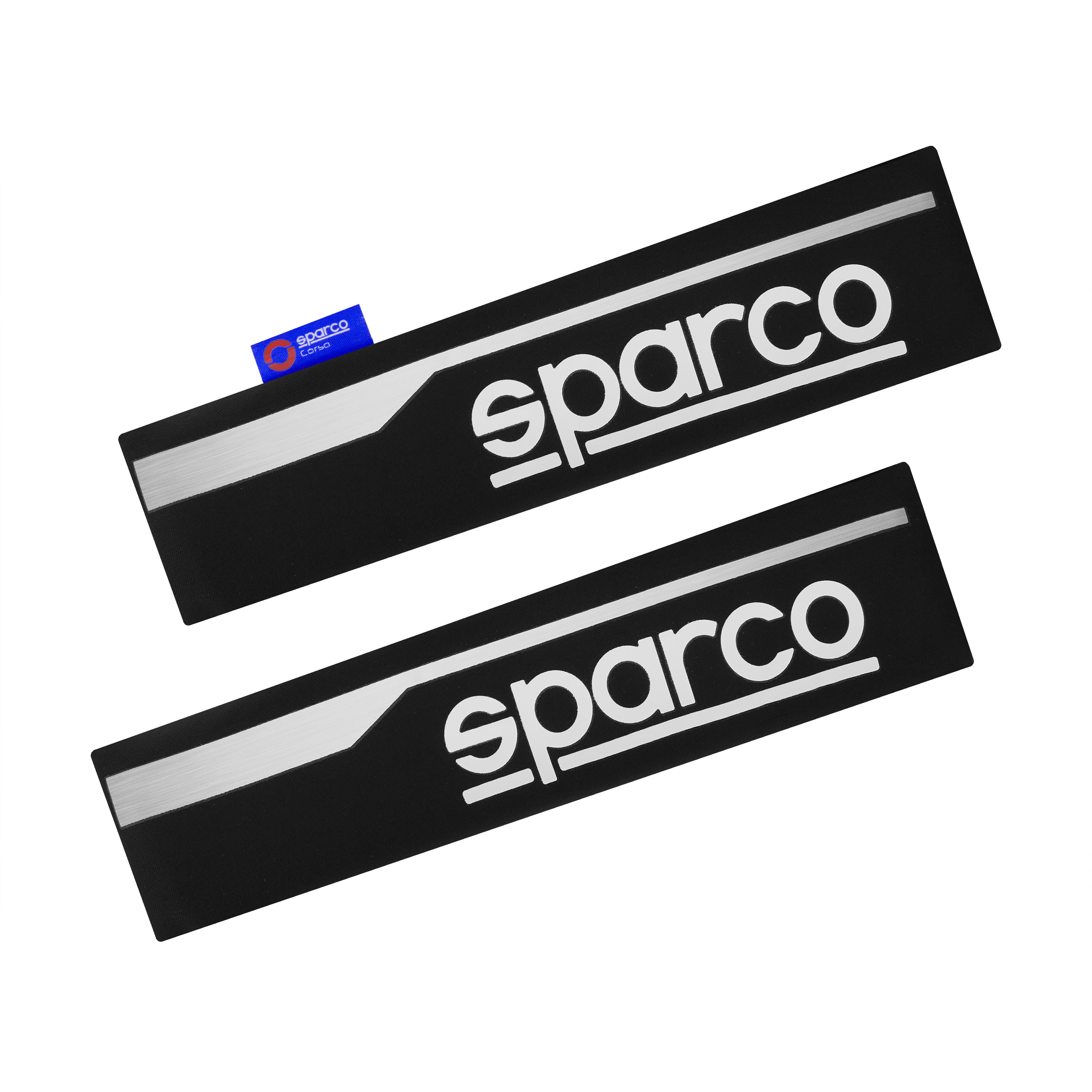 SPC1208GR SPARCO SPC Gurtpolster schwarz/grau, Polyester