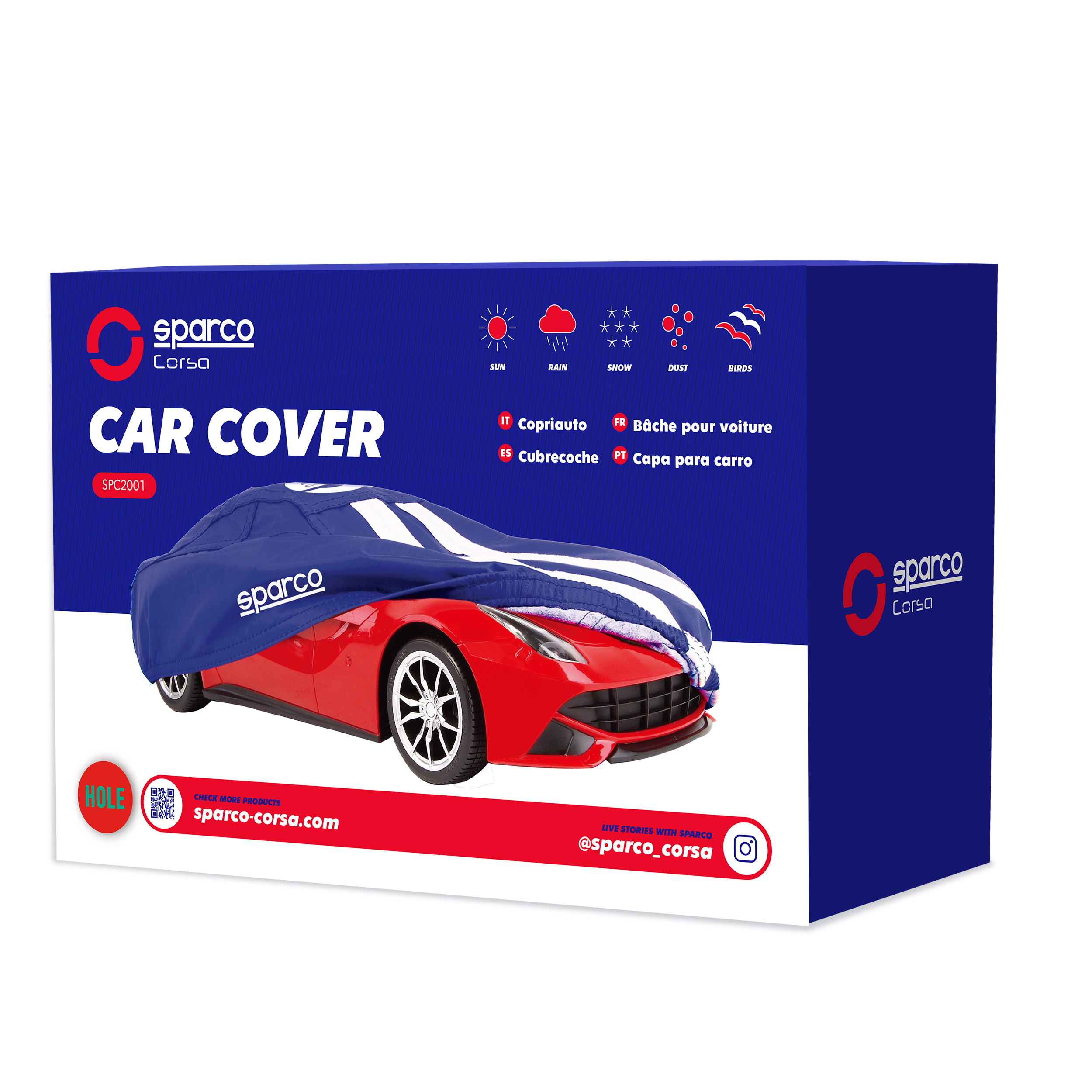 Car Cover - Sparco Corsa