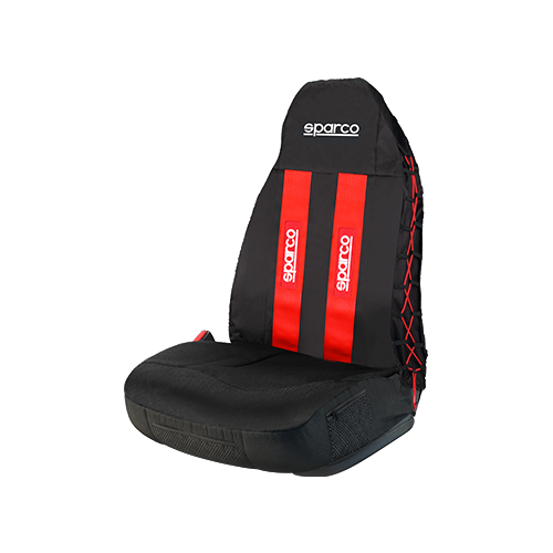 SPCS439RD SPARCO STRADA Autositzbezug rot/schwarz, Polyester, vorne und  hinten ▷ AUTODOC Preis und Erfahrung