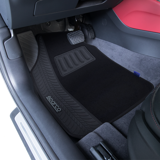 Sparco rubber car mat  Car mats, Rubber, Mats