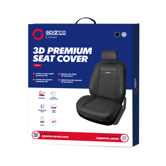 3D Seat Cover - Sparco Corsa