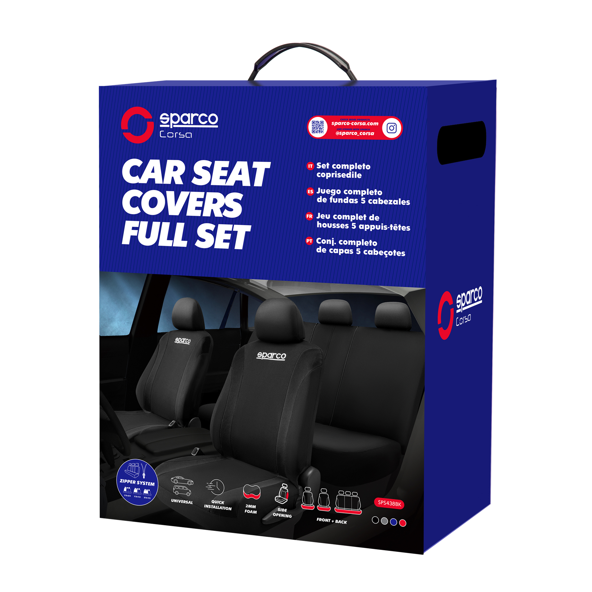SEAT COVERS - Sparco Corsa