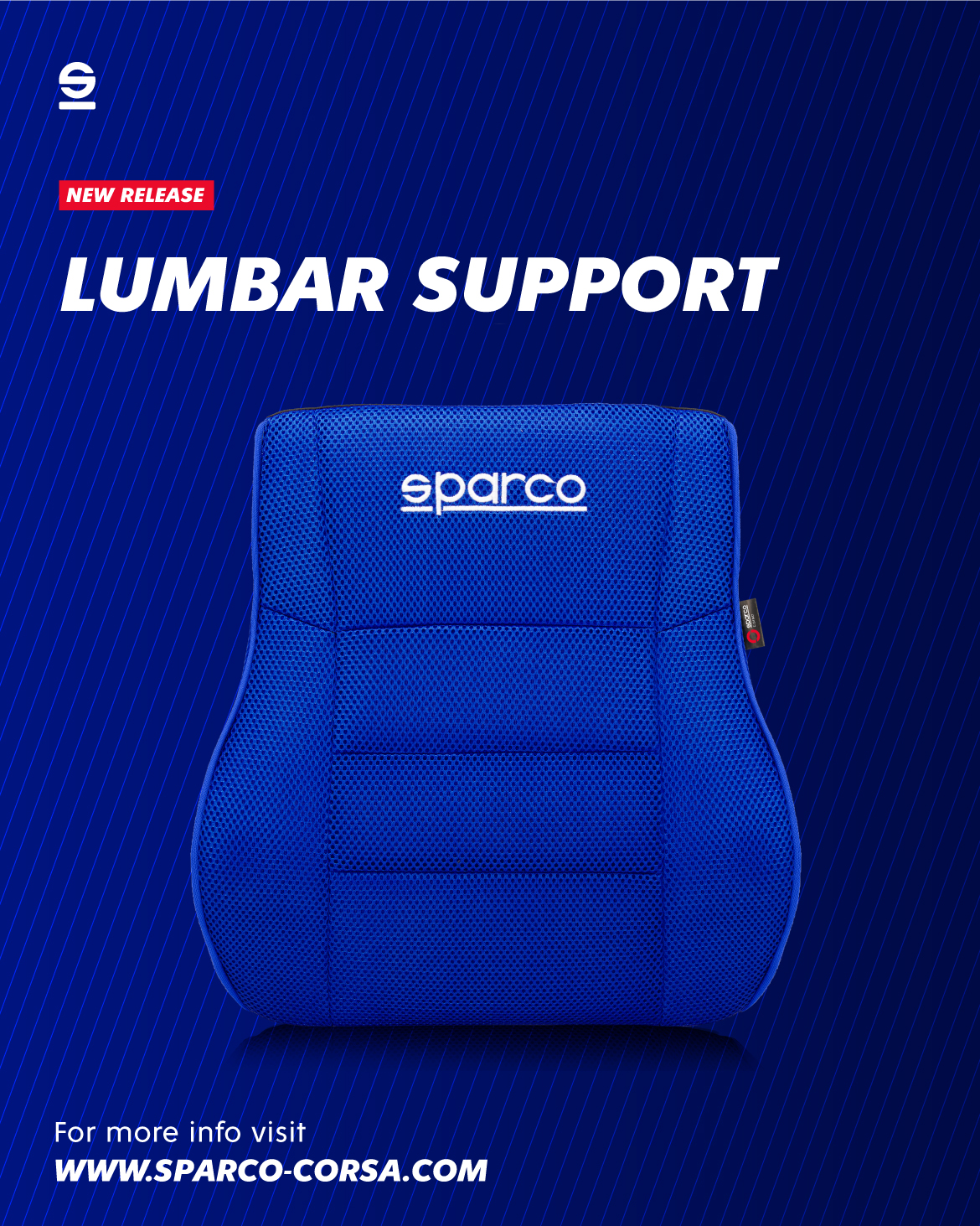 Introducing our lumbar support pillow! - Sparco Corsa
