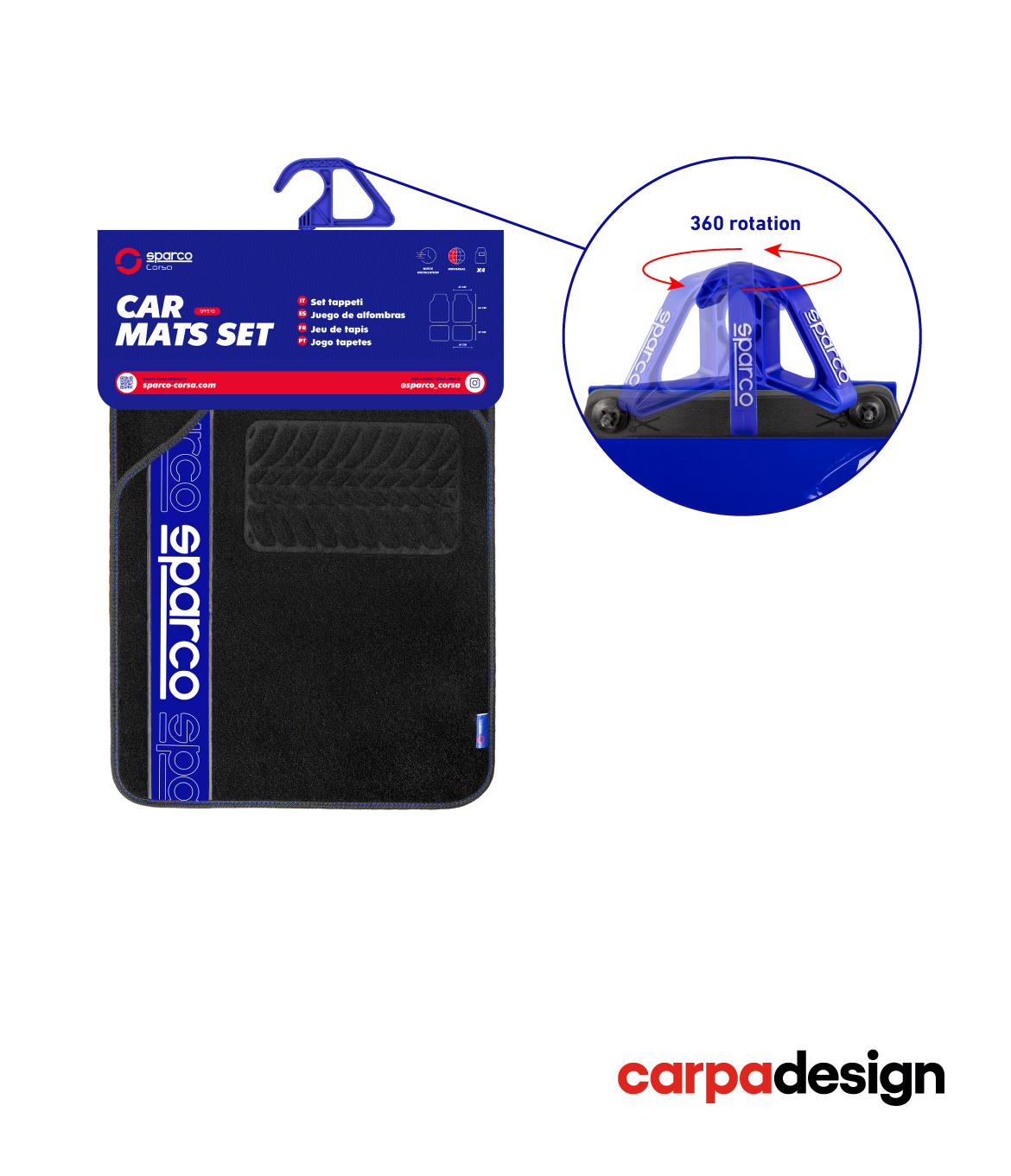 Introducing our latest Car Mat SPF510BL 🔝 - Sparco Corsa